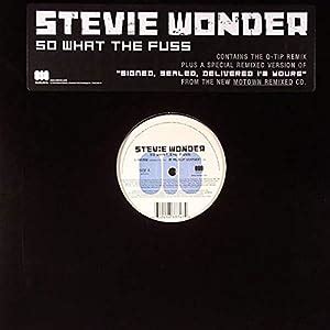 Wonder Stevie So What The Fuss Signed Sealed Delivered Vinyl