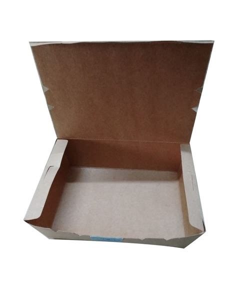 Corrugated Kraft Paper Plain 1600 Ml Rectangular Psb Box For Food At Rs 1550piece In Kolkata