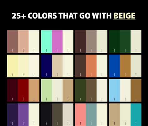 25+ Best Colors That Go With Beige (Color Palettes) | Beige color ...