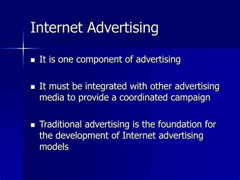 Ppt Advertising On The Internet Powerpoint Presentation Free