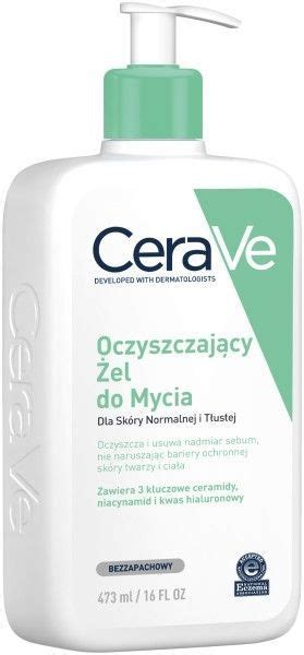 Cerave Oczyszczaj Cy El Do Mycia Twarzy I Cia A Sk Ra Normalna I