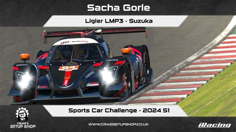 Iracing S Ligier Lmp Sports Car Challenge Suzuka Sg Youtube