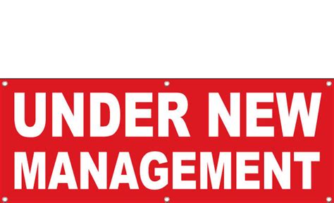 Under New Management Banner Sign Design ID #1500 | DPSBanners.com