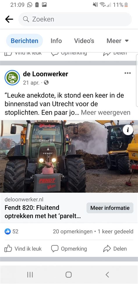 Foto Fendt 820 Van Loon Grondverzetbedrijf Schimmel Scherpenzeel