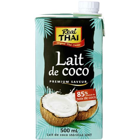 Real Thai Lait De Coco Cl Livraison Domicile Et Drive