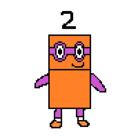 Pixilart - Numberblock 2 fanart by CartoonyFanart8