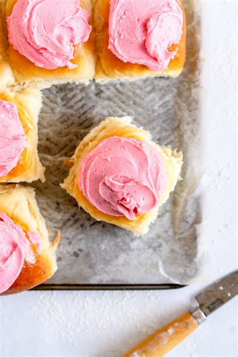 Iced Buns Pink Buns Cloudy Kitchen