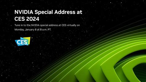 Nvidia Special Address At Ces 2024 Youtube