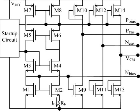 Schematic Of The Constant Gm Biasing Circuit Download Scientific Diagram