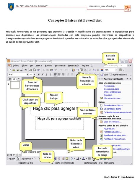 Practica00 Ppt Conceptos Basicos Powerpoint Iiibimestre Pdf Microsoft Powerpoint