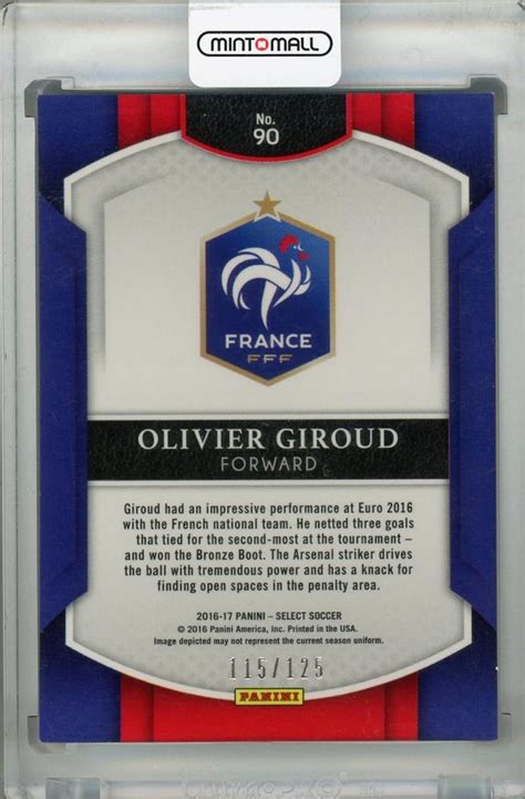 ミントモール MINT 浦和店 2016 17 Panini Select France Olivier Giroud Terrace