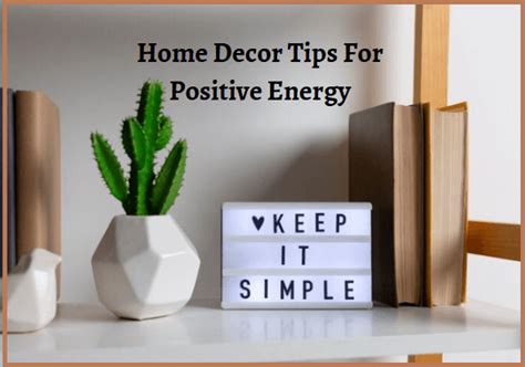 Home Decor Tips For Positive Energy Igyani