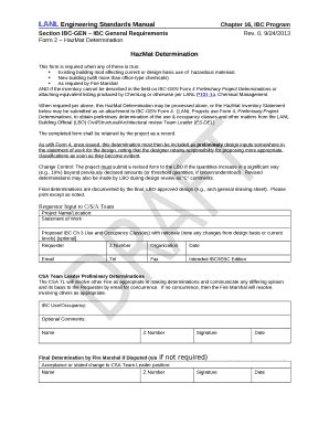 HazMat Determination Doc Template PdfFiller