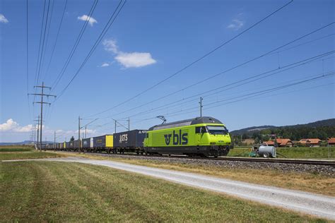 Re 465 009 Of BLS Between Wichtrach And Kiesen