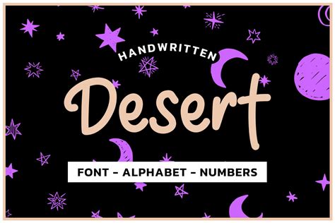 Desert Sand Font Aplhabet Graphic by fromporto · Creative Fabrica