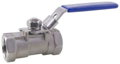 2 BSPP REDUCED BORE BALL VALVE 1000PSI 316 STAINLESS STEEL NERO