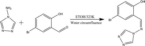 5溴水杨醛缩4氨基1 2 4三氮唑及合成方法与流程