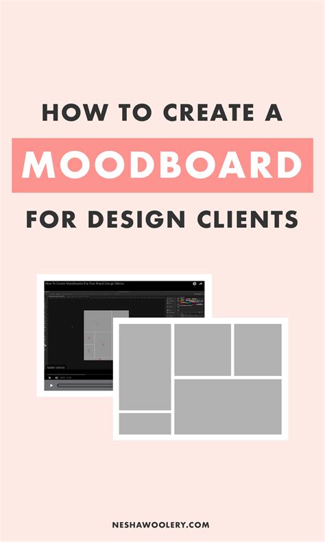 How To Create A Moodboard For Your Brand Or Web Design Clients Nesha