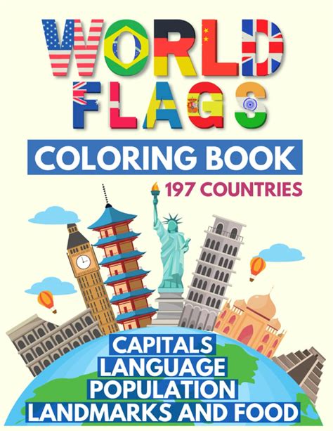 Libros Para Colorear De Banderas Del Mundo