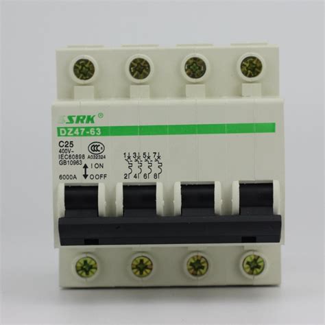 Dz P Pole A Mcb Miniature Circuit Breaker China Miniature