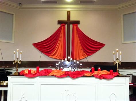 Pentecost Church Altar Decorations Church Decor Pentecost