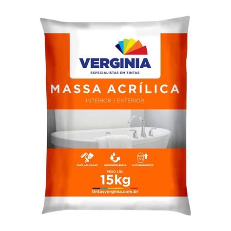 Valor Da Massa Acrilica - Massa Acrílica 15kg - Tintas Verginia | Leroy Merlin