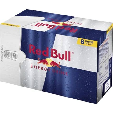 Red Bull Energy Drink Verschiedene Sorten Mpreis Dosen Packung