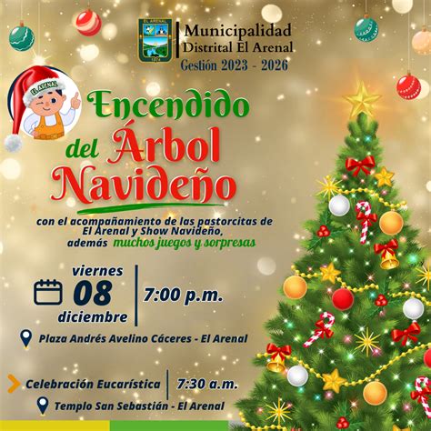 Encendido Del Rbol Navide O Campa As Municipalidad Distrital El