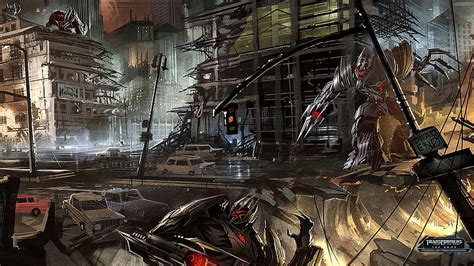 Transformers Dark Of The Moon Video Game Concept Art Transformer Dark