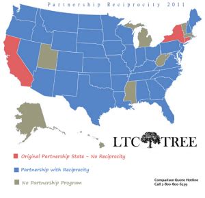 Long Term Care Insurance State Partnership Map Long Term Care