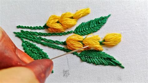 Very Very Beautiful 3d Flower Hand Embroidery Designhand Craftlatest