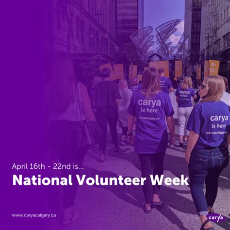 National Volunteer Week Carya