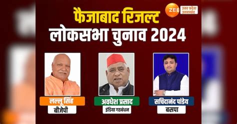 Faizabad Lok Sabha Chunav Result Constituency And Party Wise Bjp Bsp Sp