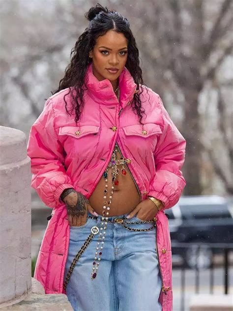 Rihanna Proudly Shows Off Her Growing Belly On A Romantic Date With