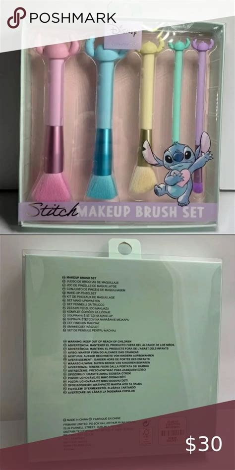 Stitch Makeup Brush Set Stitches Makeup Makeup Brush Set Makeup Brushes