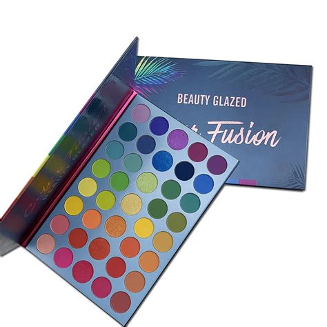 Palette De Fard Paupi Res Arc En Ciel Vernis De Beaut Mat