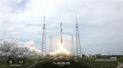 Spacex Launches 56 Starlink Satellites Lands Rocket