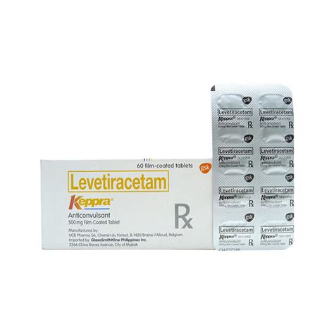 Keppra Levetiracetam 500mg Film Coated Tablet 1s Price In The