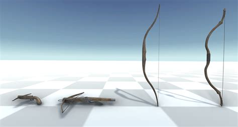 ArtStation - Medieval Bow and Crossbow Set | Game Assets