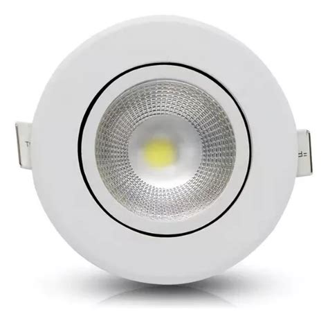 LED LED empotrado Bivolt redondo de 3 W blanco cálido MercadoLibre