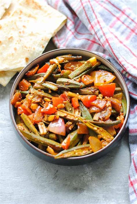 Bhindi Masala Easy And Quick Okra Stir Fry Indian Ambrosia