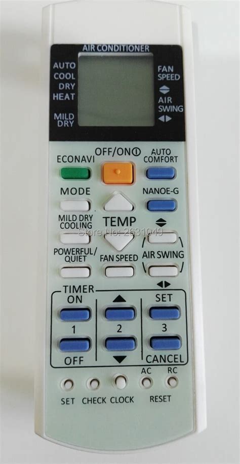 Lekong Remote Control For Panasonic CWA75C3764 CS E18MKDW CU E18MKD CS