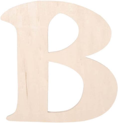 Darice 9130 B Fancy Wood Cutout Letter B 5 Inch Toys