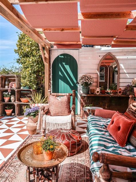 Vivacious Colorful Terrace Decor Ideas Shelterness