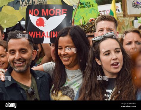 Londra Regno Unito 22 Giugno 2024 L R Il Presidente Della RSPB Dr