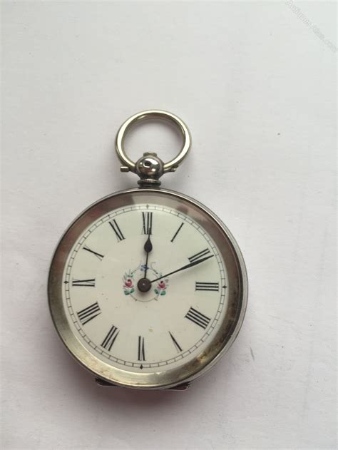 Antiques Atlas Antique Ladies Silver French Pocket Watch