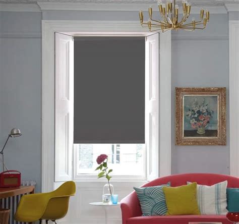 Grey Blackout Roller Blind – Cheapest Blinds UK Ltd