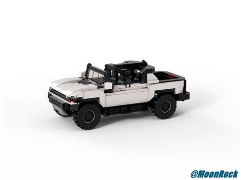 Lego Moc Gmc Hummer Ev Truck By Moonrockmoc Rebrickable Build With Lego