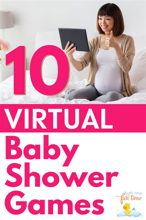 10 virtual baby shower games - Bath Time Fun Time