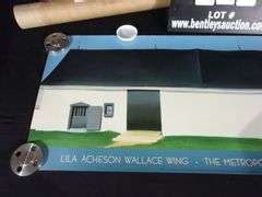 LILA ACHESON WALLACE WING POSTER W CANADIAN BARN PAINTING Bentley